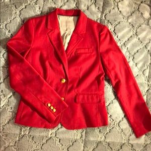 Banana Republic red blazer